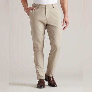 RHONE Men's Khaki Chinos -32